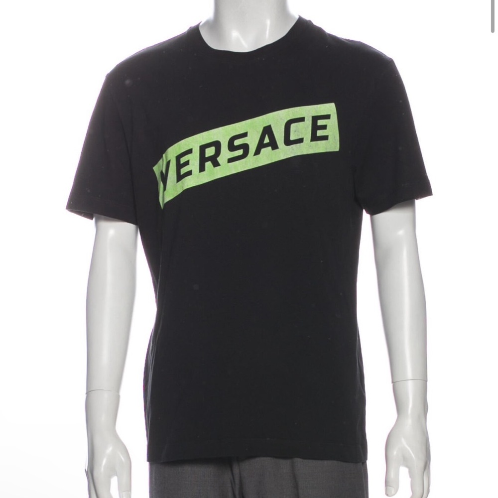 Versace Men’s Graphic Print Crew Neck T-Shirt